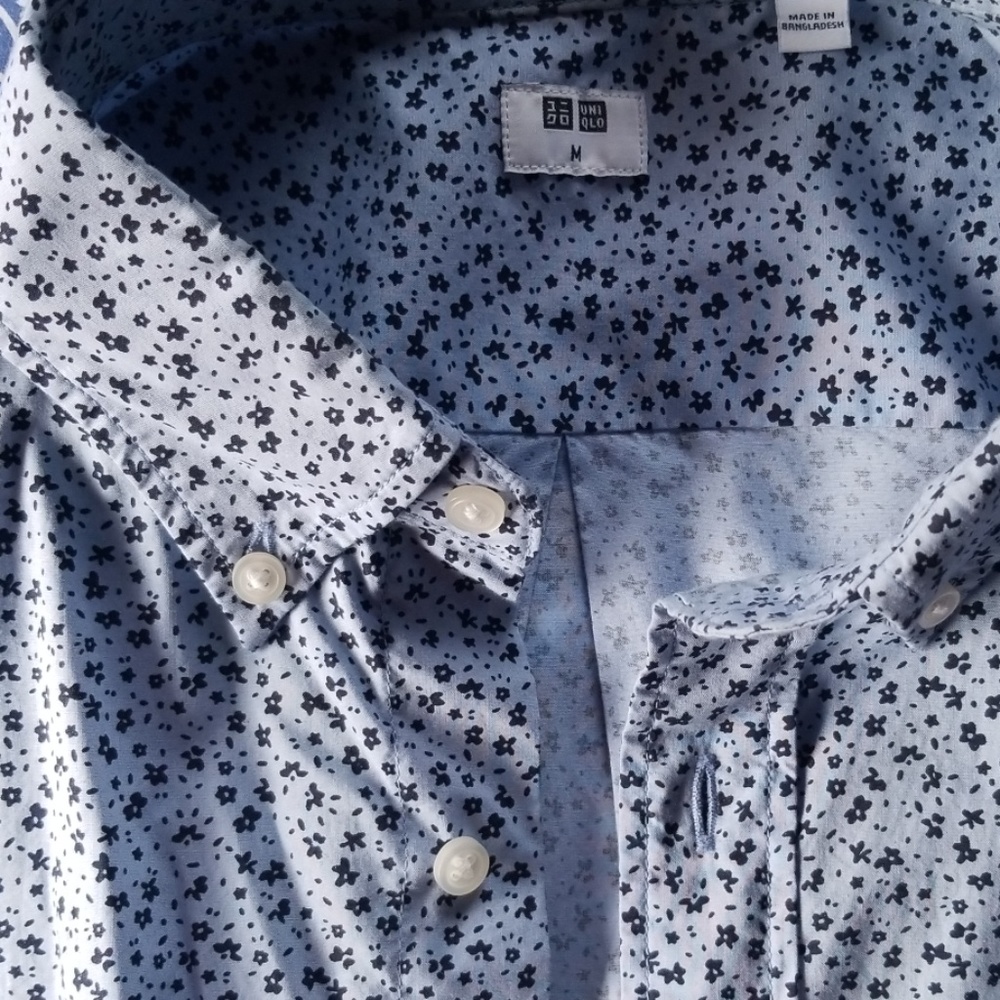 Button-up floral-patterned TICKET TO RIDE